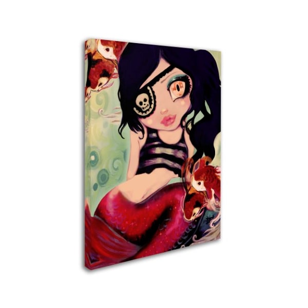 Natasha Wescoat 'Mermaid Pirate' Canvas Art,18x24